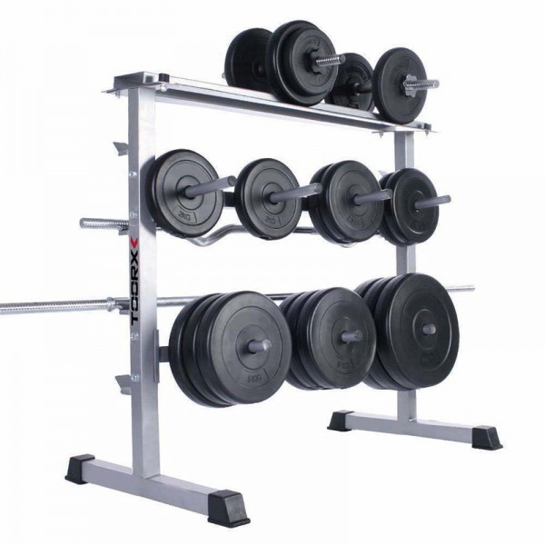 Barre de musculation - Promos Soldes Hiver 2024