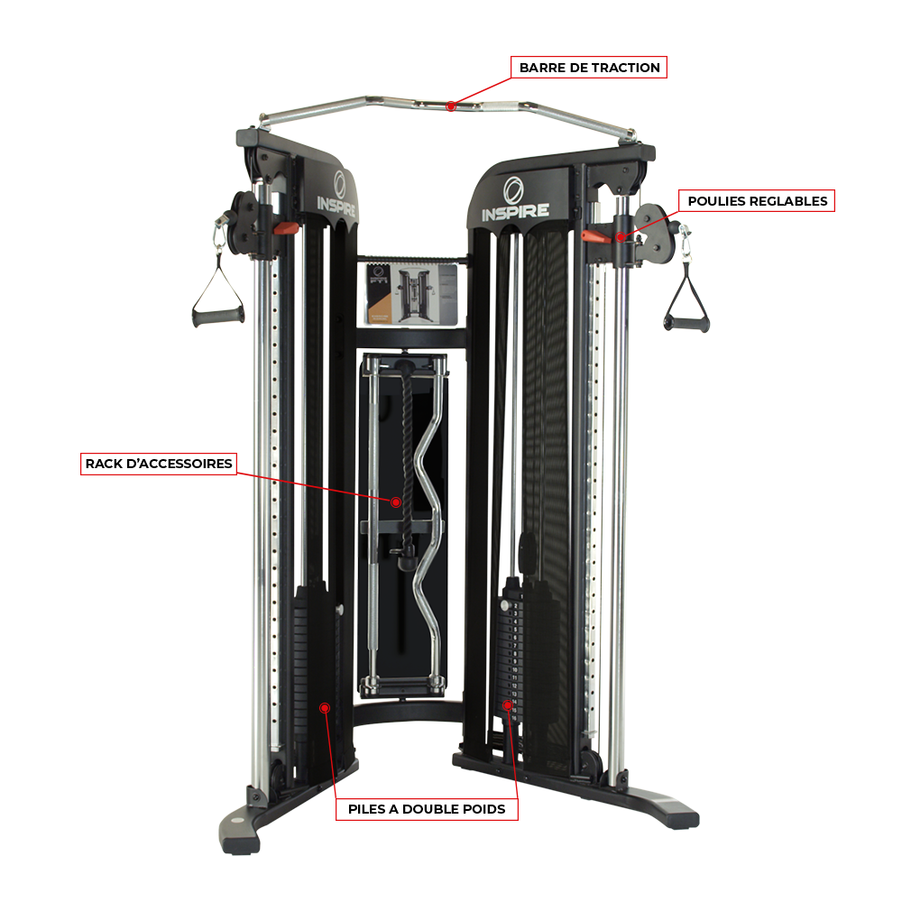 Functional Trainer INSPIRE FT1 Noir